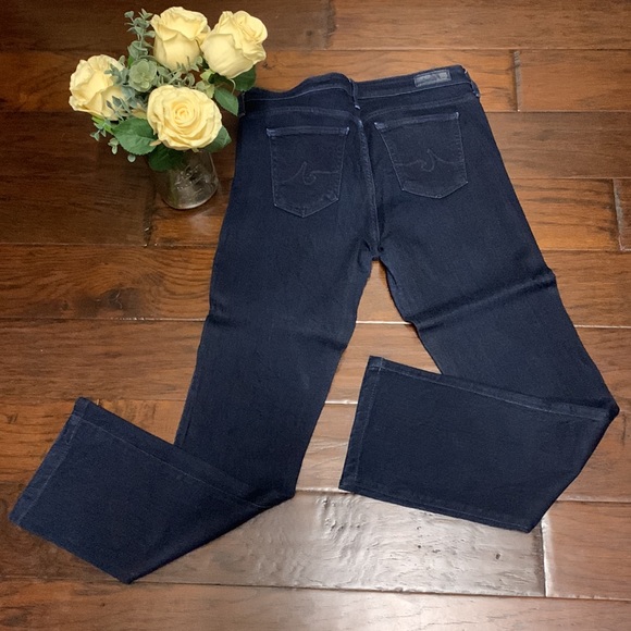 AG Adriano Goldschmidt Jeans Slim Bootcut The Ballad Size 29 Dark Blue Wash - Picture 4 of 6